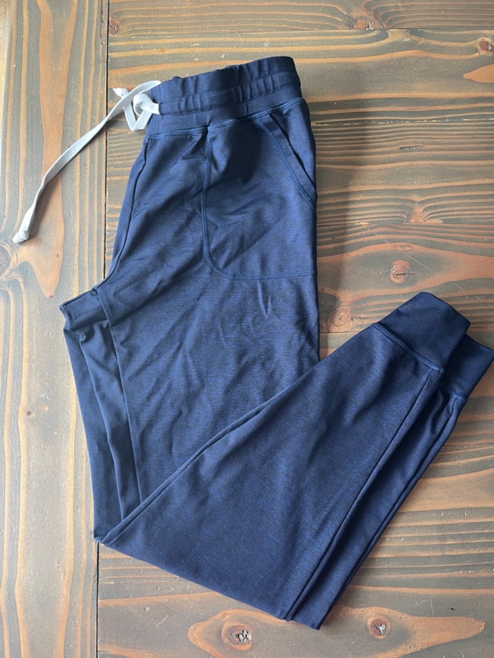 Women's Navy Drawstring Jogger Pants - Casual Comfort
